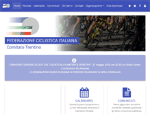 Tablet Screenshot of ciclismotrentino.it